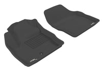 Thumbnail for 3D MAXpider 2007-2014 Land Rover Lr2 Kagu 1st Row Floormat - Black