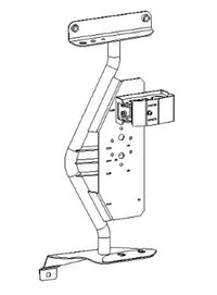 Thumbnail for Go Rhino 18-24 Jeep Wrangler JL/JLU/JT Front Fender Jack Mount for Hi-Lift Jack - Tex. Blk