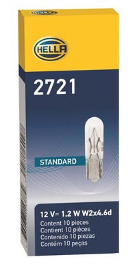 Thumbnail for Hella Bulb 2721 12V 1.2W W2x4.6d T1.5