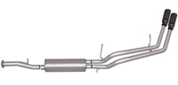 Thumbnail for Gibson 07-12 Chevrolet Avalanche LS 5.3L 2.25in Cat-Back Dual Sport Exhaust - Aluminized