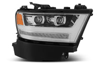 Thumbnail for AlphaRex 19-20 Ram 1500HD PRO-Series Proj Headlight Plnk Styl Chrm w/Activ Light/Seq Signal/Plnk DRL