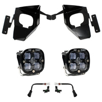Thumbnail for Baja Designs 16-18 Silverado 1500 Squadron Fog Pocket Kit - Clear