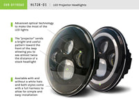 Thumbnail for DV8 Offroad 07-18 Jeep Wrangler JK LED Projector Headlights