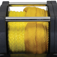 Thumbnail for Superwinch 3500 LBS 12V DC 7/32in x 32ft Synthetic Rope Terra 3500SR Winch - Gray Wrinkle