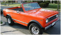 Thumbnail for Bushwacker 72-80 International Scout II Extend-A-Fender Style Flares 2pc - Black