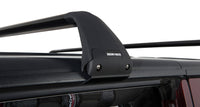 Thumbnail for Rhino-Rack 07-22 Jeep Wrangler JK/JL 4 Door Hard Top Vortex SG 2 Bar Roof Rack - Black