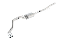 Thumbnail for Borla 14 Silv/Sierra 1500 EC Std/CC Short 143.5in WB ATAK Dual Rolled Side Exit Cat-Back Exhaust
