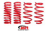 Thumbnail for BMR 08-19 Dodge Challenger Lowering Springs 1.25in Drop - Set of 4 - Red