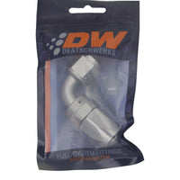 Thumbnail for DeatschWerks 8AN Female Swivel 90-Degree Hose End CPE