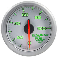 Thumbnail for Autometer Airdrive 2-1/6in Fuel Pressure Gauge 0-100 PSI - Silver