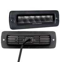 Thumbnail for Go Rhino Xplor Blackout Series Sixline LED Flood Light Kit (Flush Mount) - Blk (Pair)