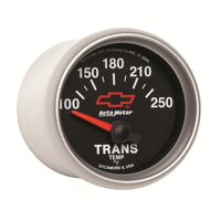 Thumbnail for Autometer GM Bowtie Black 2-1/16in 100-250 Degree F Electronic Transmission Temperature Gauge