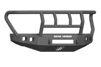 Thumbnail for Road Armor 17-20 Ford F-250 Stealth Front Bumper w/Titan II Guard Standard Flare - Tex Blk