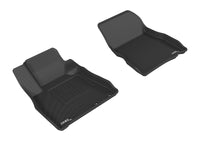 Thumbnail for 3D MAXpider 2014-2019 Nissan Versa Note Kagu 1st Row Floormat - Black