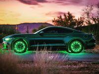 Thumbnail for Oracle LED Illuminated Wheel Rings - ColorSHIFT No Remote - ColorSHIFT No Remote SEE WARRANTY