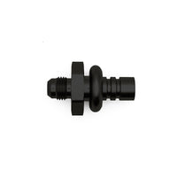 Thumbnail for DeatschWerks 6AN Male Flare to 1/2in Ford Male EFI Quick Connect Adapter - Anodized Matte Black