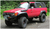 Thumbnail for Bushwacker 84-88 Toyota Cutout Style Flares 2pc - Black