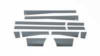 Thumbnail for Putco 10-18 RAM 2500 Mega Cab 6.5in- 5.5in Wide w/o Factory Flares 12pcs Blk Platinum Rocker Panels