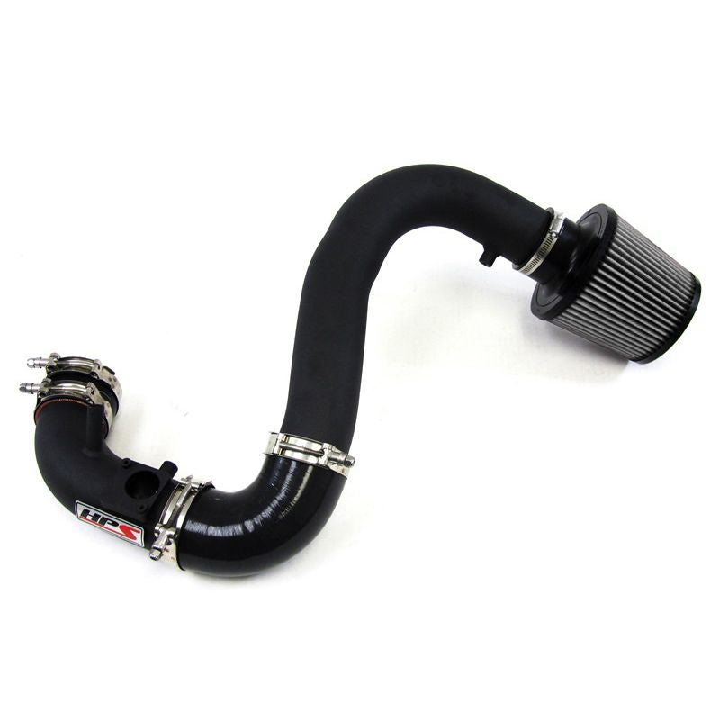HPS Cold Air Intake Kit 07-13 Mazda Mazdaspeed 3 2.3L Turbo, Converts to Shortram, Black