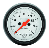 Thumbnail for Autometer Phantom 52mm 1600 Deg F Electronic EGT Gauge Kit
