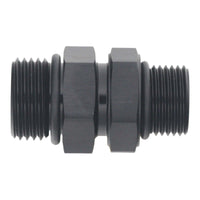 Thumbnail for DeatschWerks 8AN ORB Male to 10AN ORB Male Swivel Adapter - Anodized Matte Black