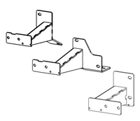 Thumbnail for Go Rhino 14-23 Toyota 4Runner(Excl Nightshade/TRD) Dominator Xtreme Frame Slider Mounting Brackets
