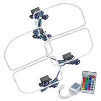 Thumbnail for Oracle Ford F250/350 11-16 Halo Kit (Square Ring Design) - w/ Simple Controller SEE WARRANTY