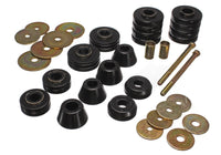 Thumbnail for Energy Suspension 67-72 GM 3/4 Ton C-20/C2500 / 1 Ton C-30/C3500 2WD Black Body(cab) Mount Set