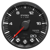 Thumbnail for Autometer Spek-Pro 52.4mm 0-2000F Digital Stepper Motor Pyrometer Gauge