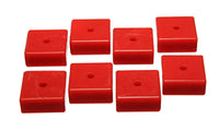 Thumbnail for Energy Suspension Pad - Soft - 2-1/16in SQ x 3/8in ID x 15/16in H - Red