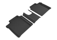 Thumbnail for 3D MAXpider 2014-2019 Nissan Versa Note Kagu 2nd Row Floormats - Black