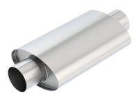 Thumbnail for Borla XR-1 Multi-Core 3in Ctr-Ctr Oval 12in x 4.25in x 7.88in Rotary Engine Equipped Racing Muffler