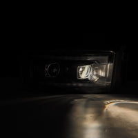 Thumbnail for AlphaRex 02-05 Dodge Ram 1500 LUXX LED Proj Headlights Plank Style Black w/Activ Light/Seq Signal