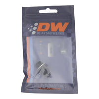 Thumbnail for DeatschWerks 6AN Male Flare to M12 X 1.5 Male Metric Adapter (Incl Washer) - Anodized Matte Black