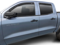 Thumbnail for AVS 2023 Chevrolet Colorado Ventvisor Low Profile Deflectors 4pc - Smoke