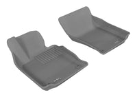 Thumbnail for 3D MAXpider 2010-2016 Porsche Panamera Kagu 1st Row Floormat - Gray