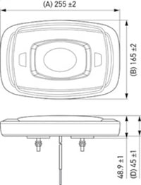 Thumbnail for Hella L/Bar Mini 10In Led (Mv Fxd Amber Lens)