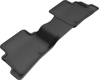 Thumbnail for 3D MAXpider 2019-2020 Hyundai Kona Electric Kagu 2nd Row Floormats - Black