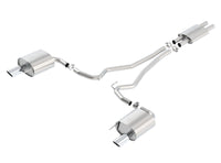 Thumbnail for Borla ATAK Cat Back 15 Ford Mustang 3.7L V6 MT/AT 2.25in Pipe 4in Single Round Rolled Tips