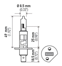 Thumbnail for Hella Optilux H1 100W XB Extreme White Bulbs (Pair)