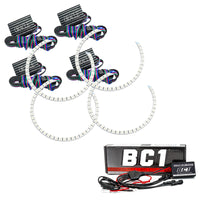 Thumbnail for Oracle Jeep Grand Cherokee 11-13 Halo Kit - ColorSHIFT w/ BC1 Controller SEE WARRANTY