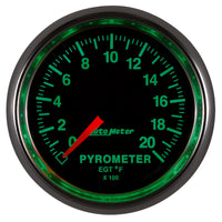 Thumbnail for Autometer GS 0-2000 degree F Full Sweep Electronic Pyrometer Gauge