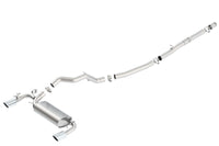 Thumbnail for Borla 16-17 Ford Focus RS 2.3L MT Round Angle-Cut Tips Split Rear Exit ATAK Catback Exhaust