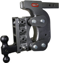 Thumbnail for Gen-Y The Boss Torsion-Flex 2in Shank 12.5in Drop 16K Hitch w/GH-051 Dual-Ball/Stabilizer Kit