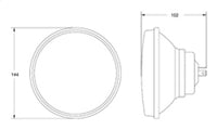 Thumbnail for Hella Vision Plus 5.75 inch Round High/Low Beam Conversion Headlamp Kit