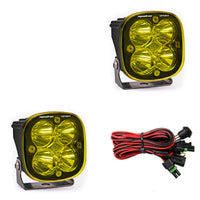 Thumbnail for Baja Designs Squadron Sport Work/Scene Pair LED Light Pods - Amber