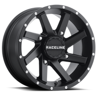 Thumbnail for Raceline A82B Twist 14x7in / 4x137 BP / 10mm Offset / 110.18mm Bore - Satin Black Wheel