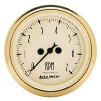 Thumbnail for AutoMeter Gauge Tachometer 2-1/16in. 7K RPM In-Dash Golden Oldies