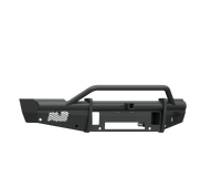Thumbnail for Road Armor 10-18 Dodge 2500 Vaquero Front Bumper w/Pre-Runner Guard 2in Receiver - Tex Blk
