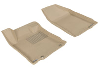Thumbnail for 3D MAXpider 2013-2013 Nissan Altima Sedan Kagu 1st Row Floormat - Tan